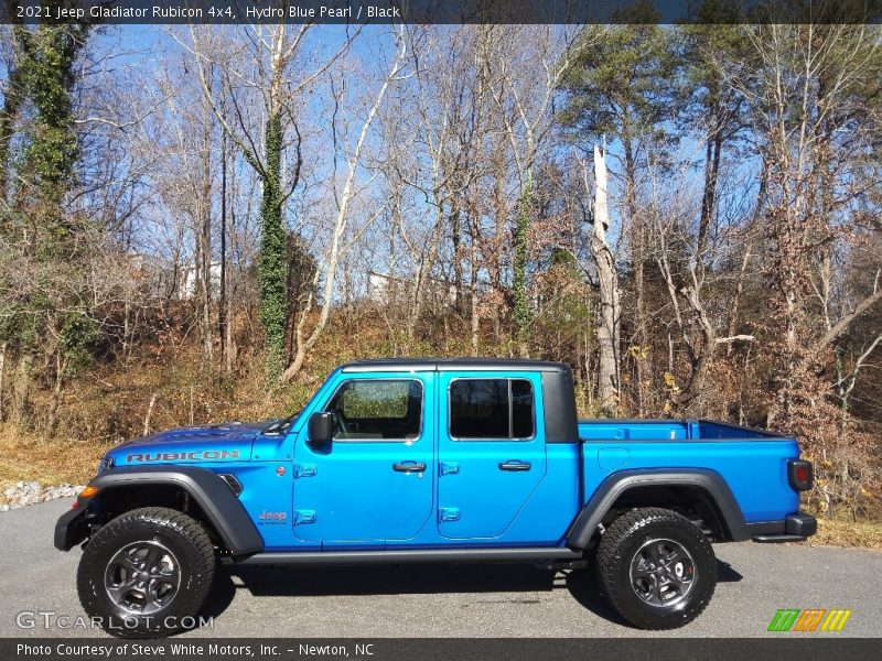 Hydro Blue Pearl / Black 2021 Jeep Gladiator Rubicon 4x4