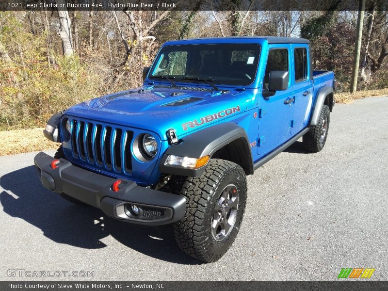 Hydro Blue Pearl / Black 2021 Jeep Gladiator Rubicon 4x4