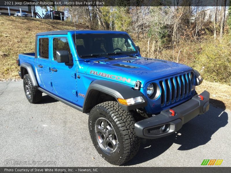 Hydro Blue Pearl / Black 2021 Jeep Gladiator Rubicon 4x4