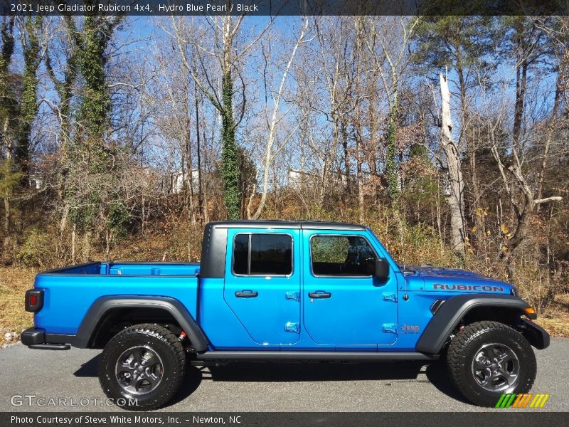 Hydro Blue Pearl / Black 2021 Jeep Gladiator Rubicon 4x4