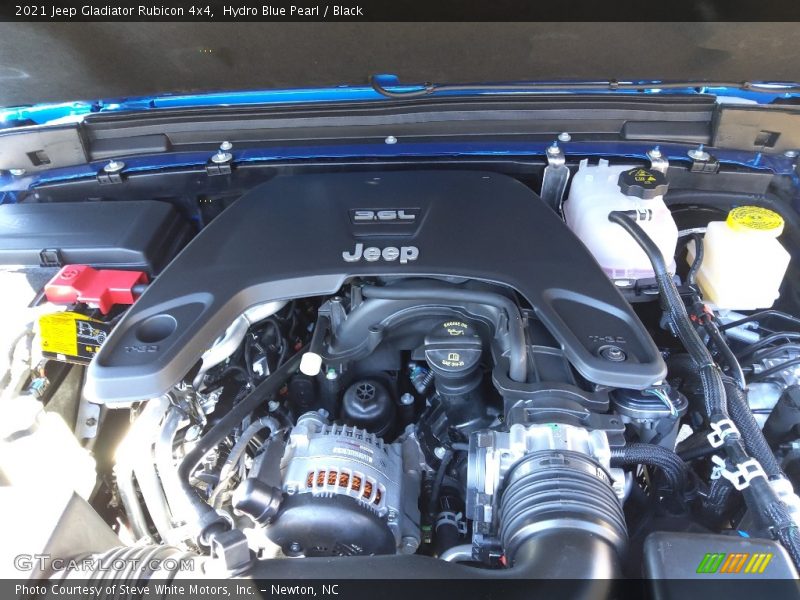 Hydro Blue Pearl / Black 2021 Jeep Gladiator Rubicon 4x4