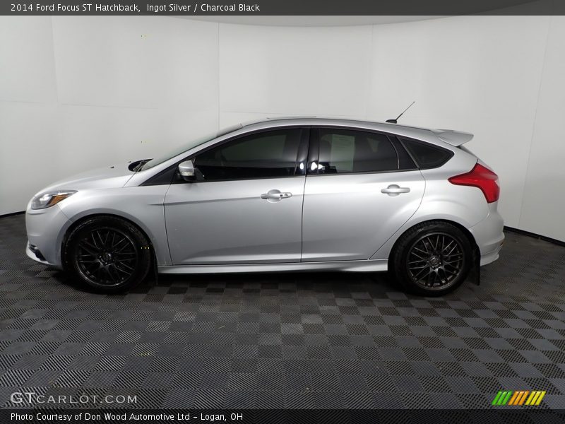 Ingot Silver / Charcoal Black 2014 Ford Focus ST Hatchback