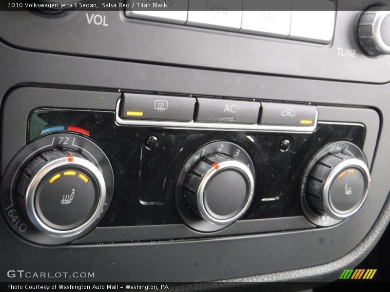 Salsa Red / Titan Black 2010 Volkswagen Jetta S Sedan