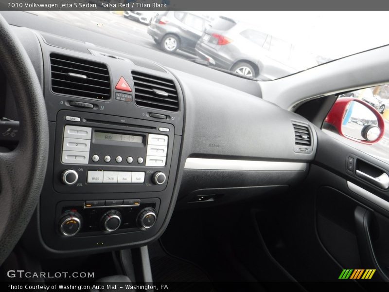 Salsa Red / Titan Black 2010 Volkswagen Jetta S Sedan