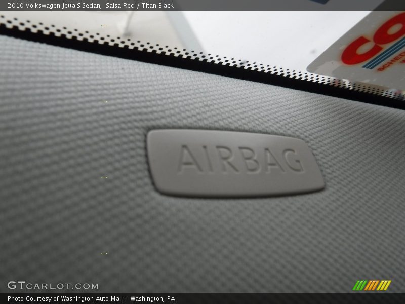 Salsa Red / Titan Black 2010 Volkswagen Jetta S Sedan