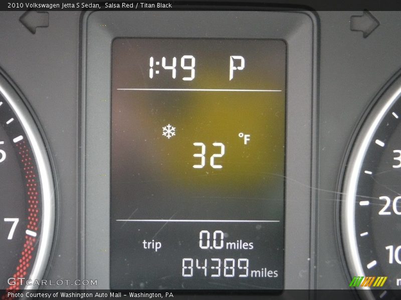 Salsa Red / Titan Black 2010 Volkswagen Jetta S Sedan