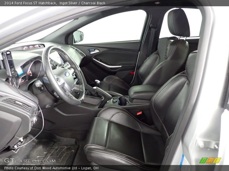 Ingot Silver / Charcoal Black 2014 Ford Focus ST Hatchback