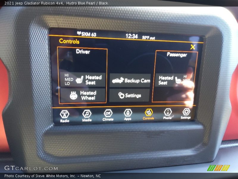 Hydro Blue Pearl / Black 2021 Jeep Gladiator Rubicon 4x4