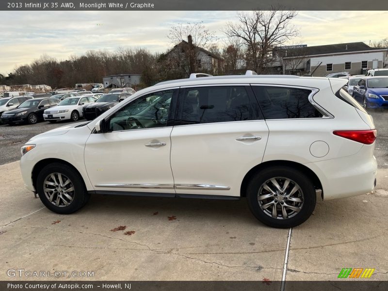 Moonlight White / Graphite 2013 Infiniti JX 35 AWD