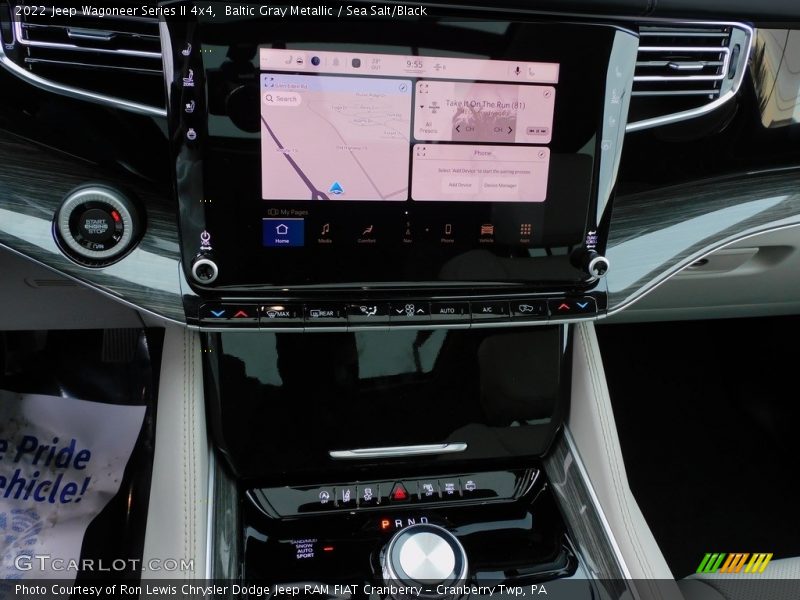 Controls of 2022 Wagoneer Series II 4x4