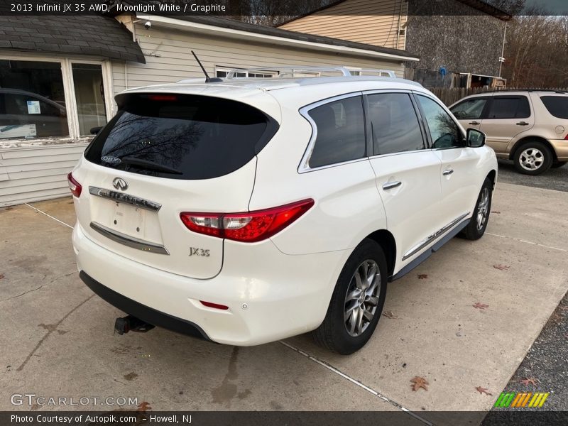 Moonlight White / Graphite 2013 Infiniti JX 35 AWD