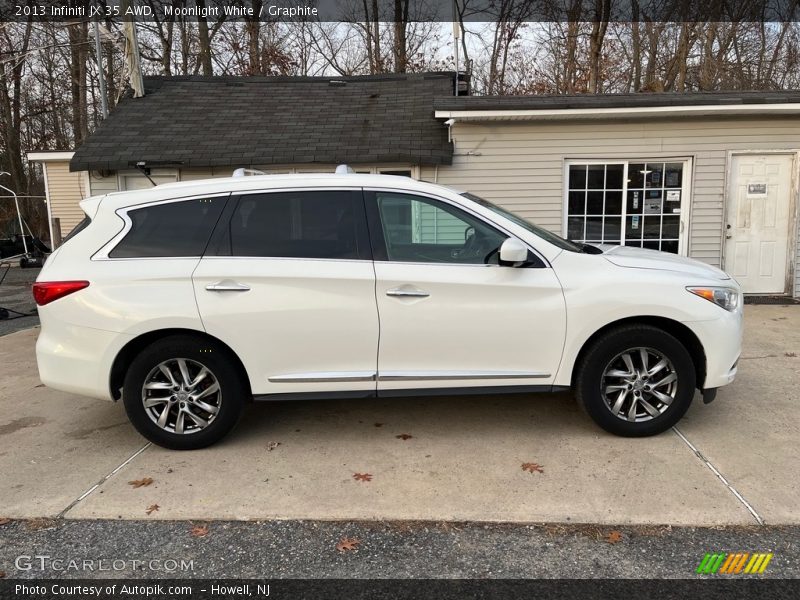 Moonlight White / Graphite 2013 Infiniti JX 35 AWD