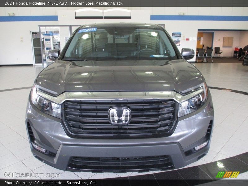 Modern Steel Metallic / Black 2021 Honda Ridgeline RTL-E AWD