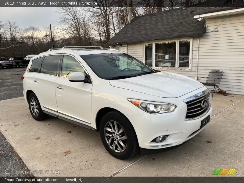 Moonlight White / Graphite 2013 Infiniti JX 35 AWD