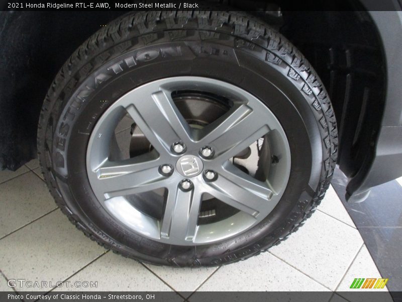 Modern Steel Metallic / Black 2021 Honda Ridgeline RTL-E AWD