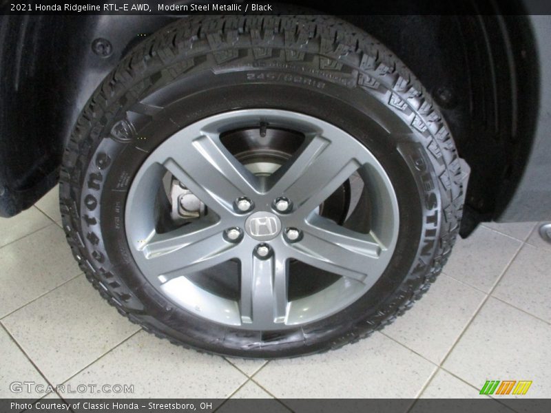 Modern Steel Metallic / Black 2021 Honda Ridgeline RTL-E AWD