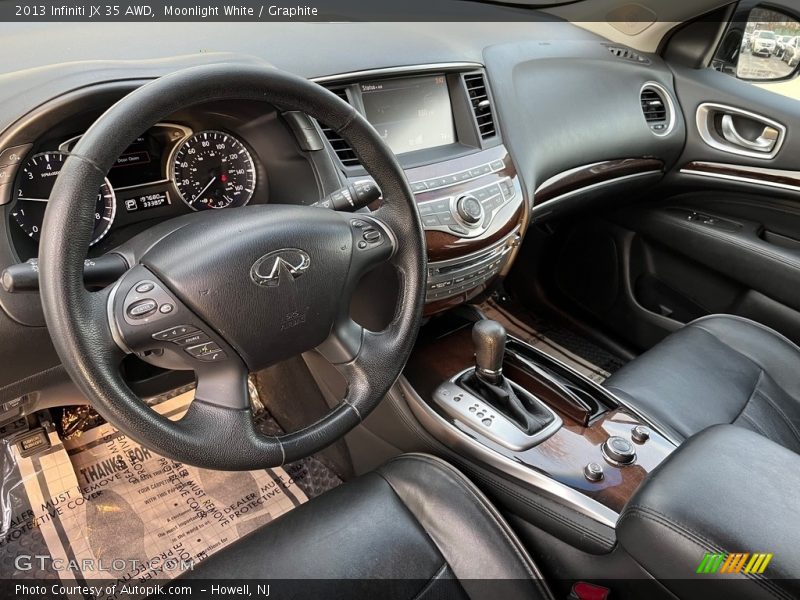 Moonlight White / Graphite 2013 Infiniti JX 35 AWD