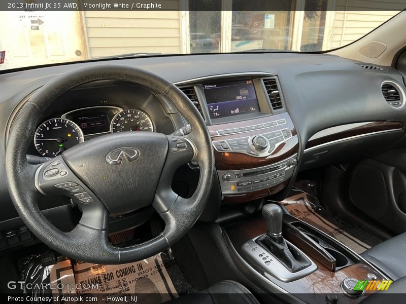 Moonlight White / Graphite 2013 Infiniti JX 35 AWD