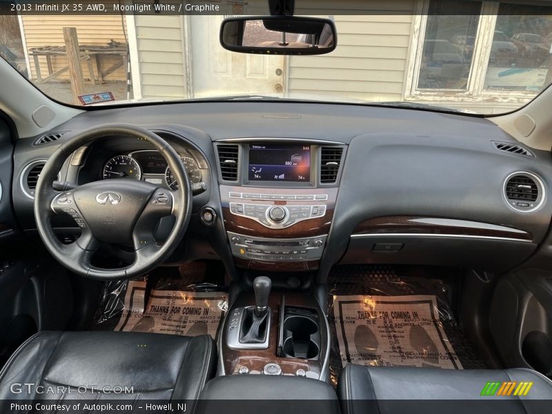 Moonlight White / Graphite 2013 Infiniti JX 35 AWD