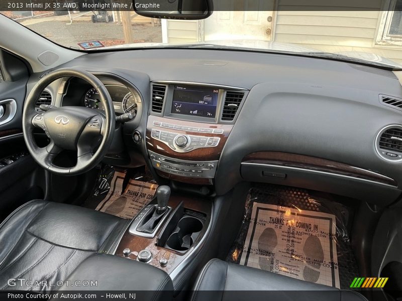 Moonlight White / Graphite 2013 Infiniti JX 35 AWD