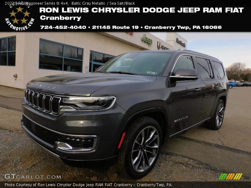 Baltic Gray Metallic / Sea Salt/Black 2022 Jeep Wagoneer Series III 4x4