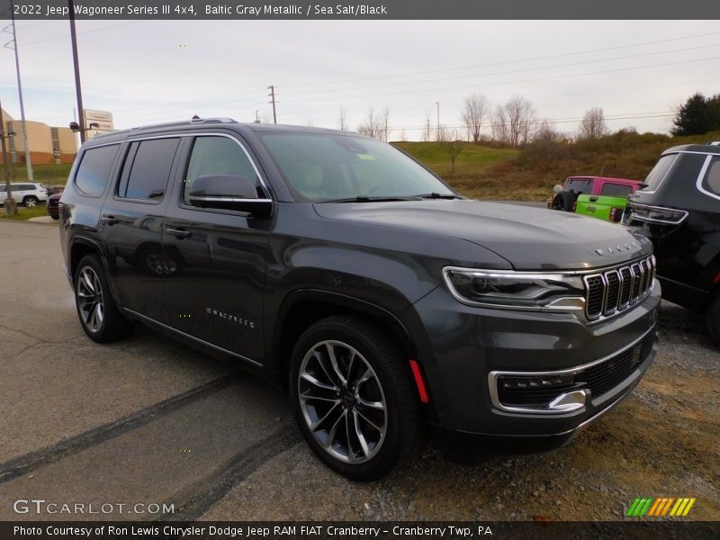 Baltic Gray Metallic / Sea Salt/Black 2022 Jeep Wagoneer Series III 4x4