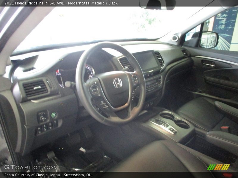 Modern Steel Metallic / Black 2021 Honda Ridgeline RTL-E AWD