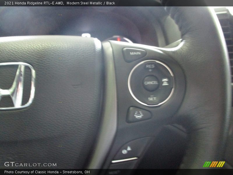 Modern Steel Metallic / Black 2021 Honda Ridgeline RTL-E AWD