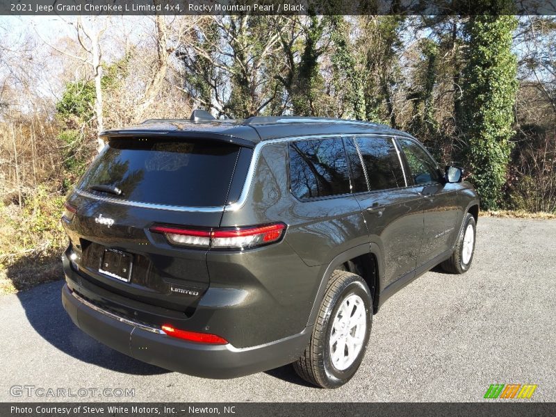 Rocky Mountain Pearl / Black 2021 Jeep Grand Cherokee L Limited 4x4