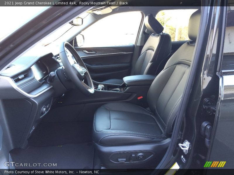 Rocky Mountain Pearl / Black 2021 Jeep Grand Cherokee L Limited 4x4