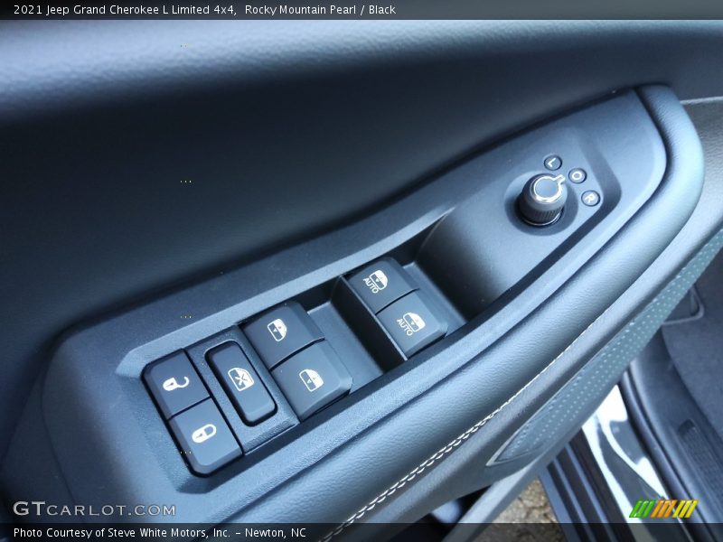Rocky Mountain Pearl / Black 2021 Jeep Grand Cherokee L Limited 4x4