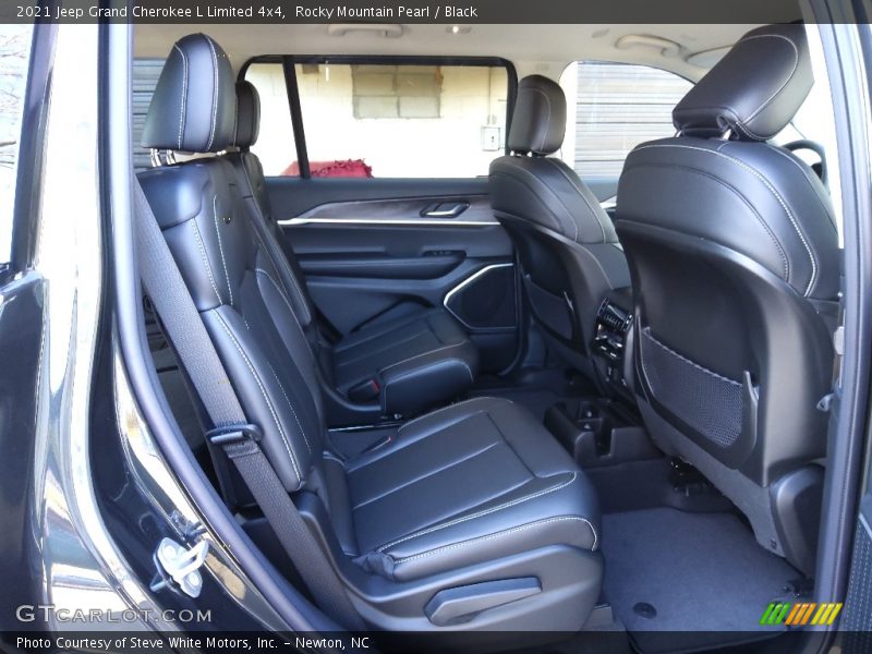 Rocky Mountain Pearl / Black 2021 Jeep Grand Cherokee L Limited 4x4