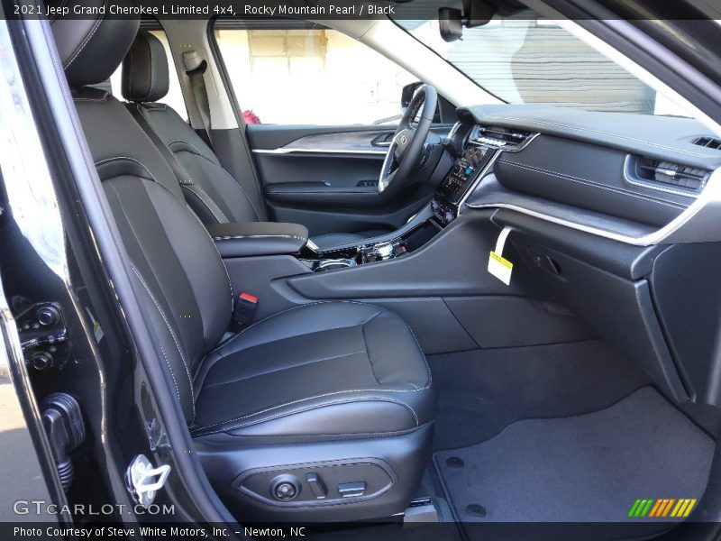 Rocky Mountain Pearl / Black 2021 Jeep Grand Cherokee L Limited 4x4