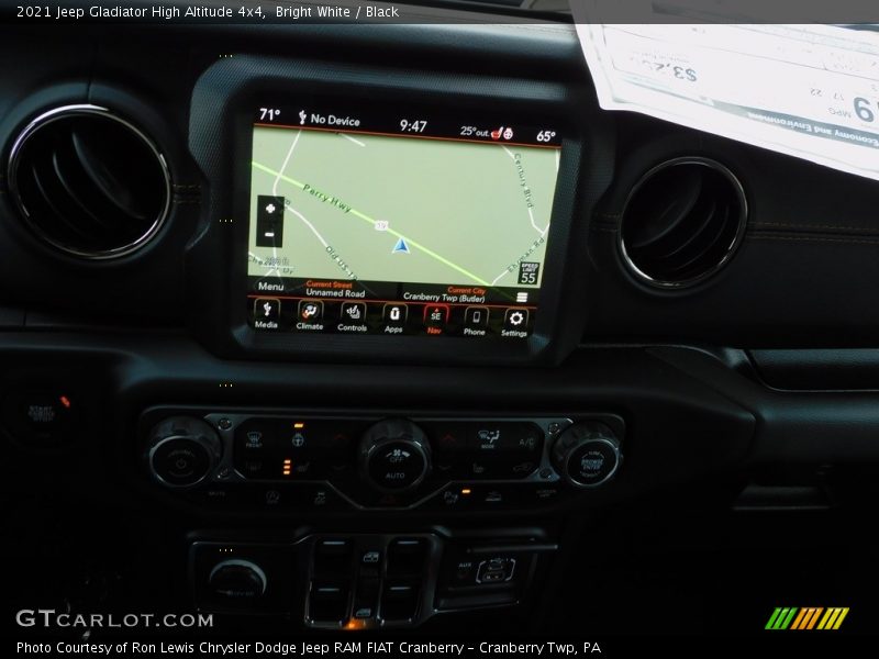 Bright White / Black 2021 Jeep Gladiator High Altitude 4x4