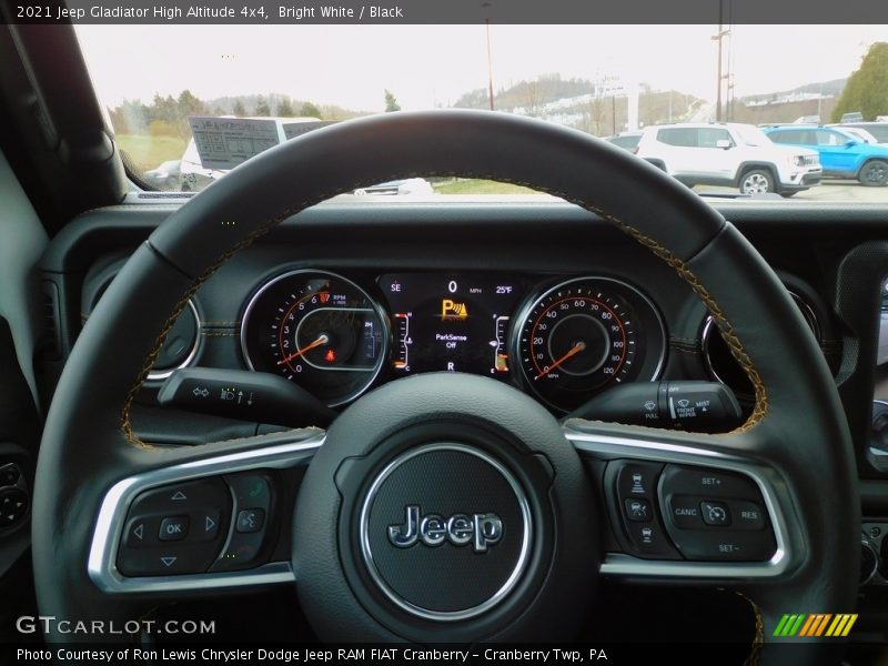 Bright White / Black 2021 Jeep Gladiator High Altitude 4x4