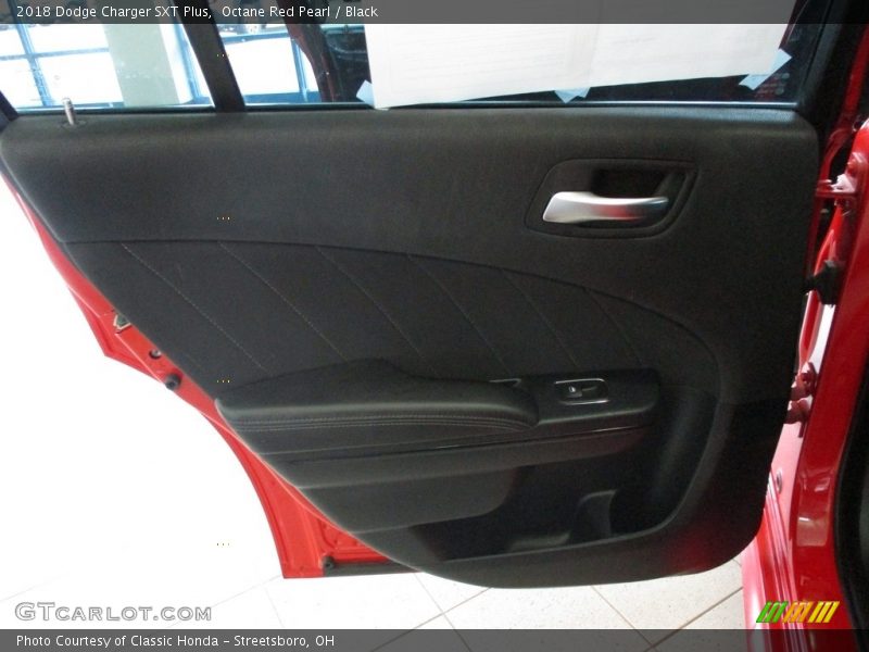 Octane Red Pearl / Black 2018 Dodge Charger SXT Plus