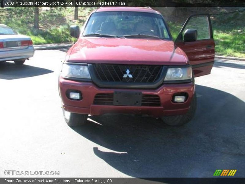 Cambridge Red Pearl / Tan 2003 Mitsubishi Montero Sport LS 4x4
