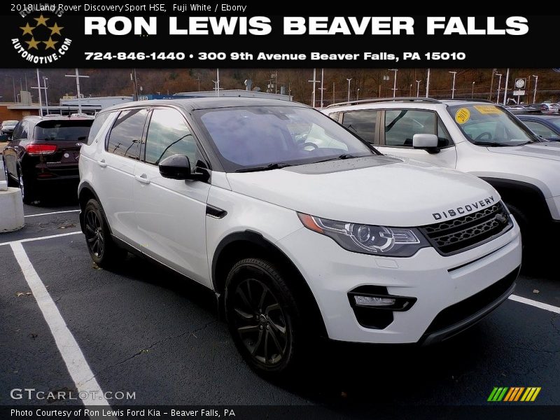 Fuji White / Ebony 2018 Land Rover Discovery Sport HSE