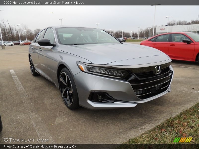 Lunar Silver Metallic / Black 2022 Honda Accord Sport