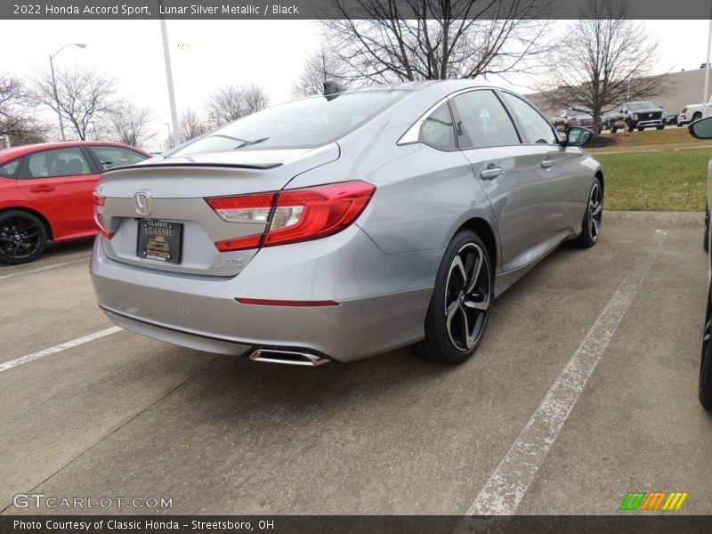 Lunar Silver Metallic / Black 2022 Honda Accord Sport