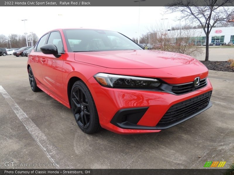 Rallye Red / Black 2022 Honda Civic Sport Sedan