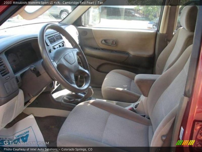 Cambridge Red Pearl / Tan 2003 Mitsubishi Montero Sport LS 4x4