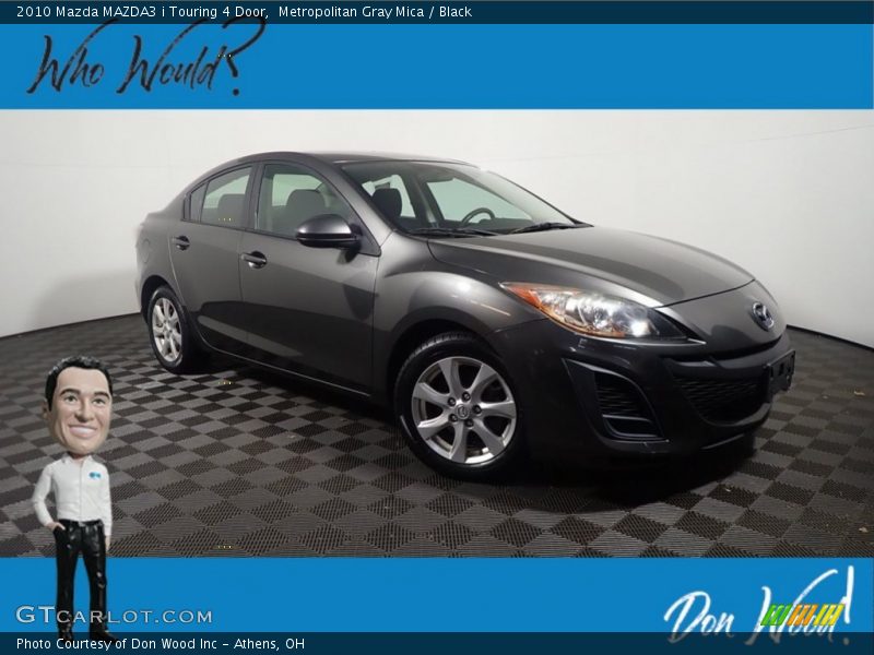 Metropolitan Gray Mica / Black 2010 Mazda MAZDA3 i Touring 4 Door
