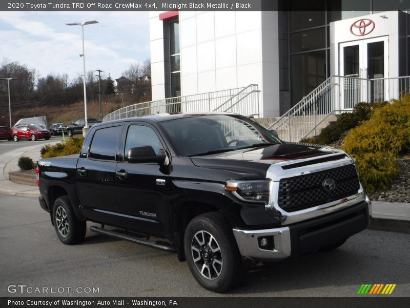 Midnight Black Metallic / Black 2020 Toyota Tundra TRD Off Road CrewMax 4x4