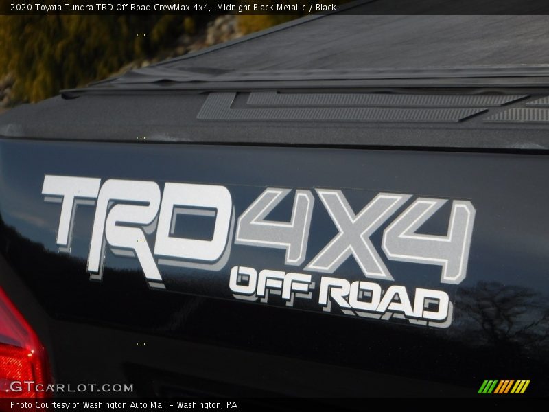 Midnight Black Metallic / Black 2020 Toyota Tundra TRD Off Road CrewMax 4x4