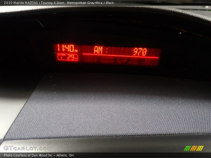 Metropolitan Gray Mica / Black 2010 Mazda MAZDA3 i Touring 4 Door