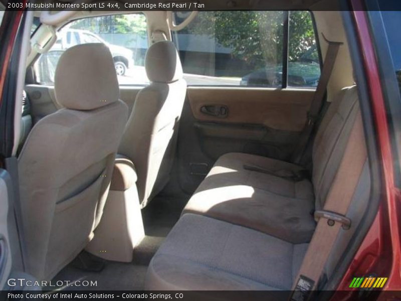 Cambridge Red Pearl / Tan 2003 Mitsubishi Montero Sport LS 4x4