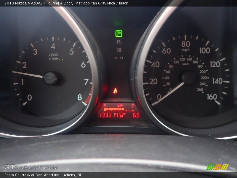 Metropolitan Gray Mica / Black 2010 Mazda MAZDA3 i Touring 4 Door