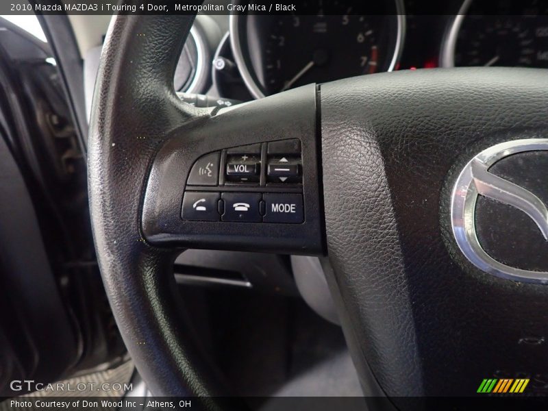 Metropolitan Gray Mica / Black 2010 Mazda MAZDA3 i Touring 4 Door
