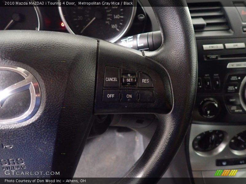 Metropolitan Gray Mica / Black 2010 Mazda MAZDA3 i Touring 4 Door